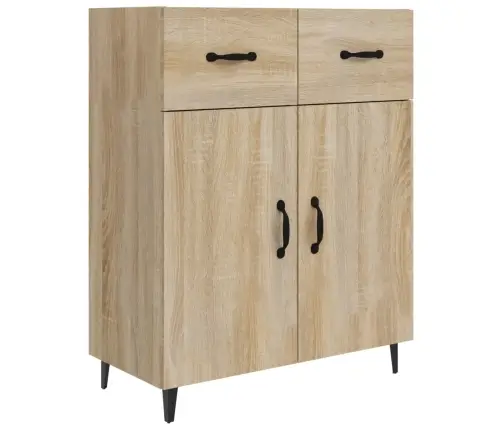 Kumode, Ozolkoka Krāsa, 69,5X34X90 Cm, Inženierijas Koks Vidaxl