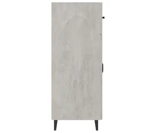Kumode, Betona Pelēka, 69,5X34X90 Cm, Inženierijas Koks Vidaxl