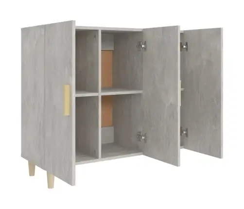 Puhvetkapp, Betoonhall, 90 X 34 X 80 cm Tehispuit