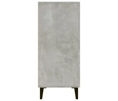 Šoninė Spintelė, Betono Pilka, 90X34X80cm Apdirbta Mediena
