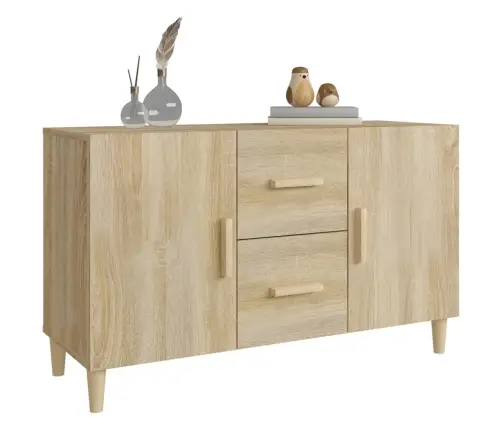 Puhvetkapp, Sonoma Tamm, 100 X 36 X 60 cm Tehispuit