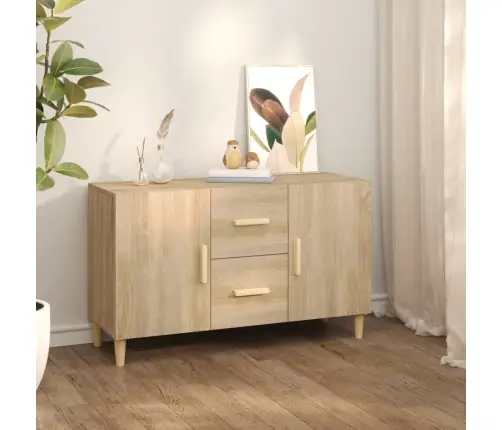 Puhvetkapp, Sonoma Tamm, 100 X 36 X 60 cm Tehispuit