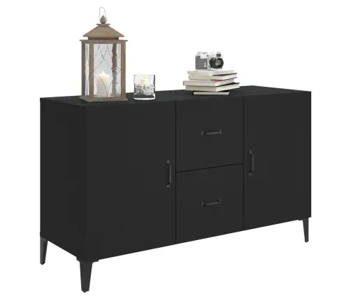 Puhvetkapp, Must, 100 X 36 X 60 cm Tehispuit