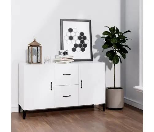 Puhvetkapp, Kõrgläikega Valge, 100 X 36 X 60 cm Tehispuit