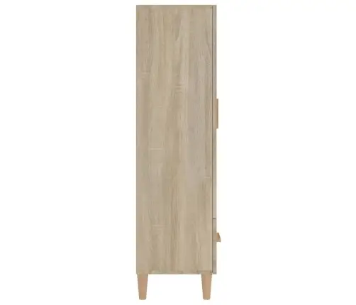 Augstais Skapītis, Ozola Krāsa, 70X31X115 Cm, Inženierijas Koks Vidaxl