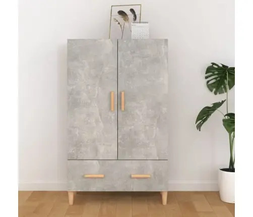 Augstais Skapītis, Betonpelēks, 70X31X115 Cm, Inženierijas Koks Vidaxl Augstais Skapītis, Betonpelēks, 70X31X115 Cm, Inženierijas Koks Vidaxl