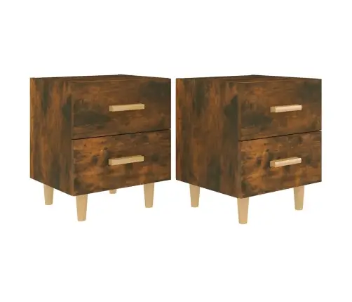 Naktsskapīši, 2 Gab., Ozolkoka Krāsa, 40X35X47,5 Cm Vidaxl