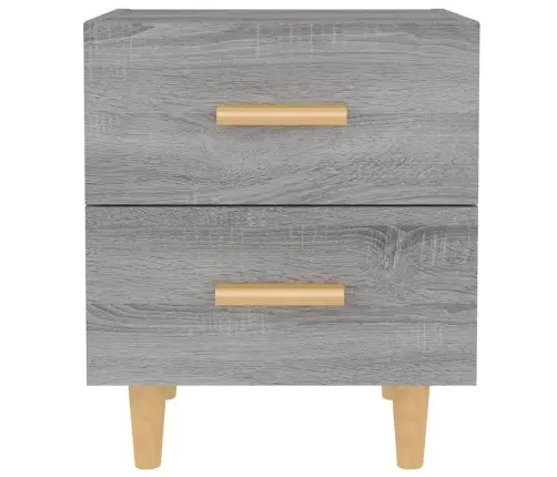 Naktinė Spintelė, Pilkos Ąžuolo Spalvos, 40X35X47,5Cm
