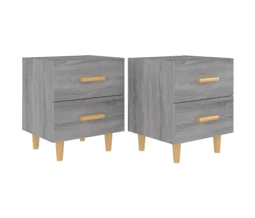 Öökapid 2 Tk, Hall Sonoma Tamm, 40 X 35 X 47,5 Cm