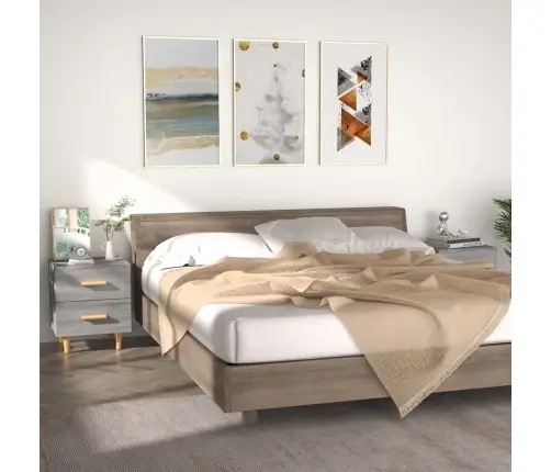 Öökapid 2 Tk, Hall Sonoma Tamm, 40 X 35 X 47,5 Cm