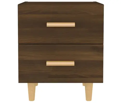 Naktsskapīši, 2 Gab., Brūna Ozola, 40X35X47,5 Cm Vidaxl