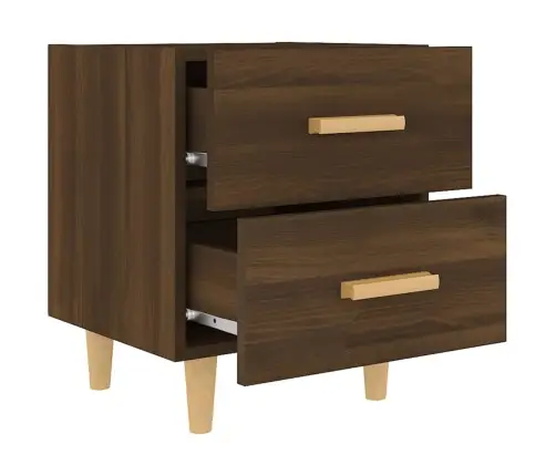 Naktsskapīši, 2 Gab., Brūna Ozola, 40X35X47,5 Cm Vidaxl