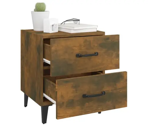 Naktsskapīši, 2 Gab., Ozolkoka Krāsa, 40X35X47,5 Cm Vidaxl Naktsskapīši, 2 Gab., Ozolkoka Krāsa, 40X35X47,5 Cm Vidaxl