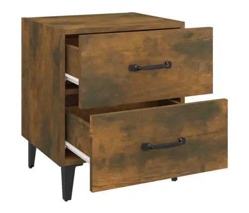 Naktsskapīši, 2 Gab., Ozolkoka Krāsa, 40X35X47,5 Cm Vidaxl Naktsskapīši, 2 Gab., Ozolkoka Krāsa, 40X35X47,5 Cm Vidaxl