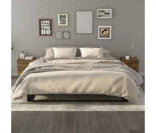 Naktsskapīši, 2 Gab., Ozolkoka Krāsa, 40X35X47,5 Cm Vidaxl Naktsskapīši, 2 Gab., Ozolkoka Krāsa, 40X35X47,5 Cm Vidaxl