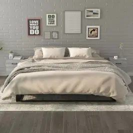 Naktsskapīši, 2 Gab., Pelēka Ozolkoka Krāsa, 40X35X47,5 Cm Vidaxl