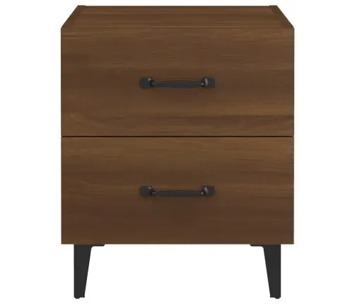 Naktsskapīši, 2 Gab., Brūna Ozola, 40X35X47,5 Cm Vidaxl