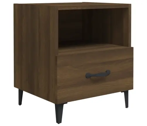 Naktsskapīši, 2 Gab., Brūna Ozola, Inženierijas Koks Vidaxl Naktsskapīši, 2 Gab., Brūna Ozola, Inženierijas Koks Vidaxl