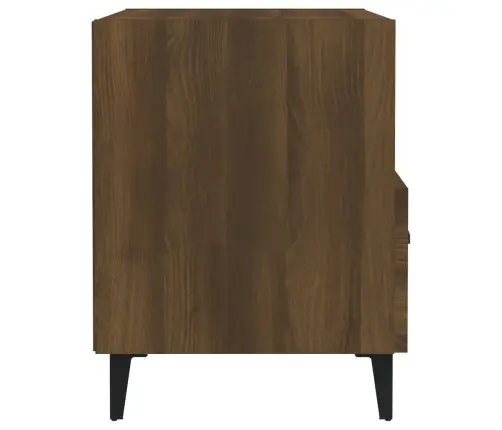 Naktsskapīši, 2 Gab., Brūna Ozola, Inženierijas Koks Vidaxl Naktsskapīši, 2 Gab., Brūna Ozola, Inženierijas Koks Vidaxl