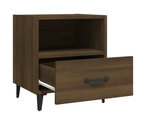 Naktsskapīši, 2 Gab., Brūna Ozola, Inženierijas Koks Vidaxl Naktsskapīši, 2 Gab., Brūna Ozola, Inženierijas Koks Vidaxl