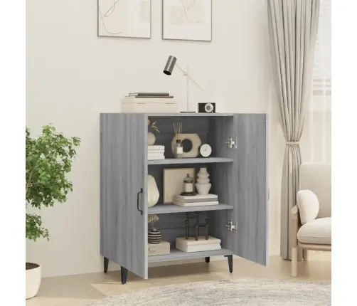 Puhvetkapp, Hall Sonoma Tamm, 70 X 34 X 90 Cm Tehispuit