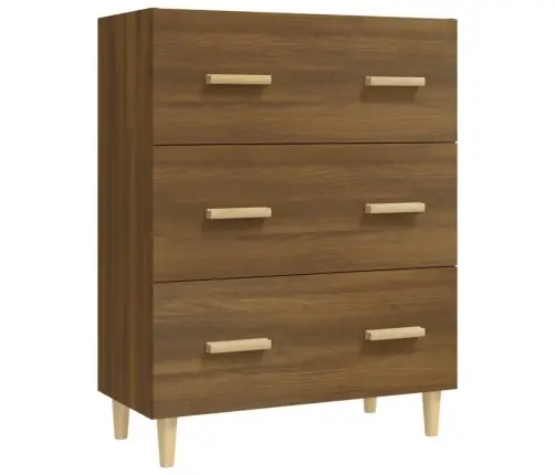 Kumode, Brūna Ozola, 70X34X90 Cm, Inženierijas Koks Vidaxl