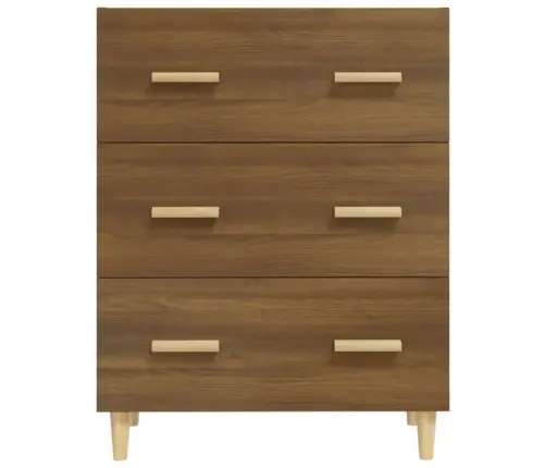 Kumode, Brūna Ozola, 70X34X90 Cm, Inženierijas Koks Vidaxl