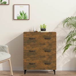 Kumode, Ozolkoka Krāsa, 69,5X34X90 Cm, Inženierijas Koks Vidaxl