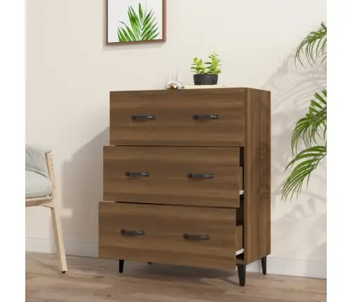 Kumode, Ozolkoka Krāsa, 69,5X34X90 Cm, Inženierijas Koks Vidaxl Kumode, Ozolkoka Krāsa, 69,5X34X90 Cm, Inženierijas Koks Vidaxl