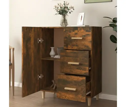 Puhvetkapp, Suitsutatud Tamm, 69,5 X 34 X 90 cm Tehispuit