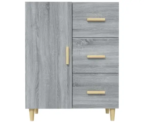 Šoninė Spintelė, Pilka Ąžuolo, 69,5X34X90cm Apdirbta Mediena