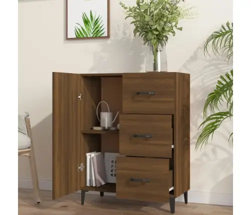 Puhvetkapp, Pruun Tamm, 69,5 X 34 X 90 cm Tehispuit