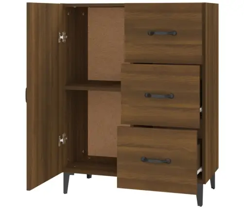 Puhvetkapp, Pruun Tamm, 69,5 X 34 X 90 cm Tehispuit