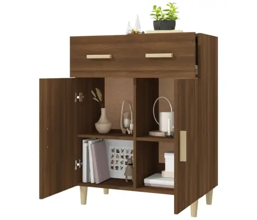 Puhvetkapp, Pruun Tamm, 69,5 X 34 X 89 cm Tehispuit