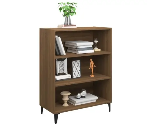 Kumode, Brūna Ozola, 69,5X32,5X90 Cm, Inženierijas Koks Vidaxl