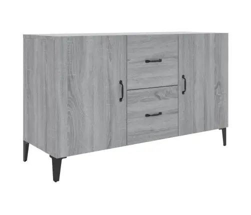 Kumode, Pelēka Ozolkoka Krāsa, 100X36X60 Cm, Inženierijas Koks Vidaxl