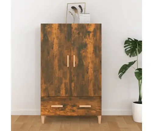 Komoda, Dūminio Ąžuolo Spalvos, 70X31X115cm Apdirbta Mediena