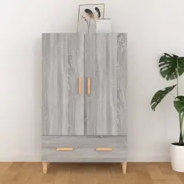 Kõrge Kapp, Hall Sonoma Tamm, 70 X 31 X 115 cm Tehispuit