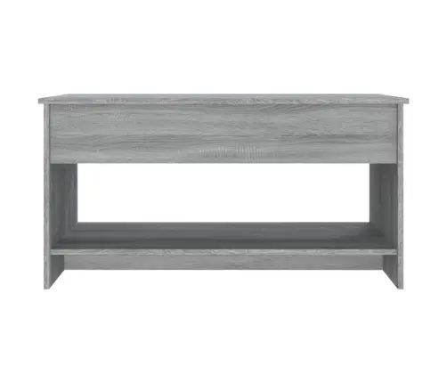 Kafijas Galdiņš, Pelēcīgs, 102X50X52,5 Cm, Inženierijas Koks Vidaxl