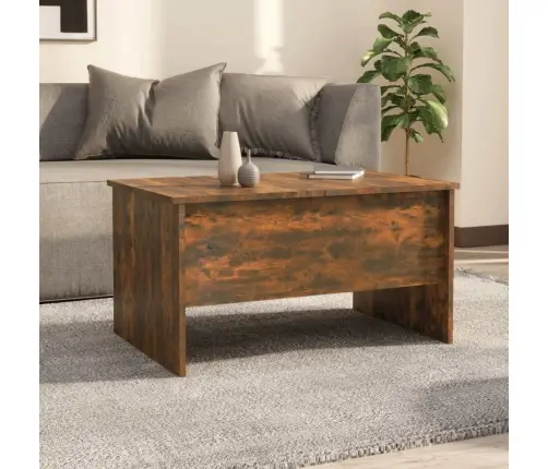 Kafijas Galdiņš, Ozolkoka, 80X50X42,5 Cm, Inženierijas Koks Vidaxl