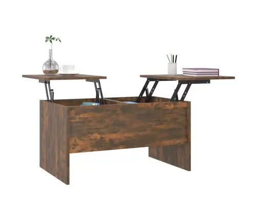 Kafijas Galdiņš, Ozolkoka, 80X50X42,5 Cm, Inženierijas Koks Vidaxl