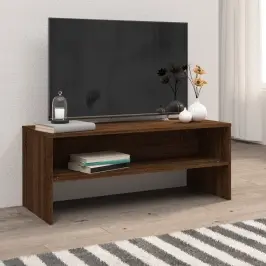 Tv Skapītis, Ozolkoka Krāsa, 100X40X40 Cm, Inženierijas Koks Vidaxl