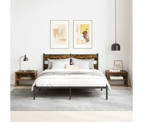 Naktsskapītis, Ozolkoka Krāsa, 40X30X30 Cm, Inženierijas Koks Vidaxl Naktsskapītis, Ozolkoka Krāsa, 40X30X30 Cm, Inženierijas Koks Vidaxl