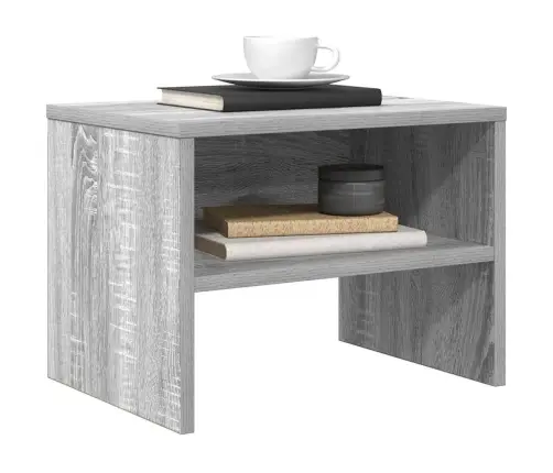 Naktsskapītis, Pelēka Ozolkoka, 40X30X30 Cm, Inženierijas Koks Vidaxl