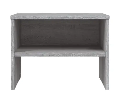 Naktsskapīši, 2 Gab., Pelēki, 40X30X30 Cm, Inženierijas Koks Vidaxl