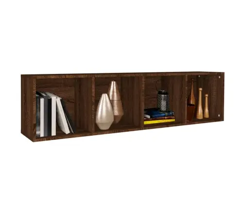 Grāmatu Plaukts/Tv Plaukts, Ozolkoka Krāsa, 36X30X143 Cm Vidaxl