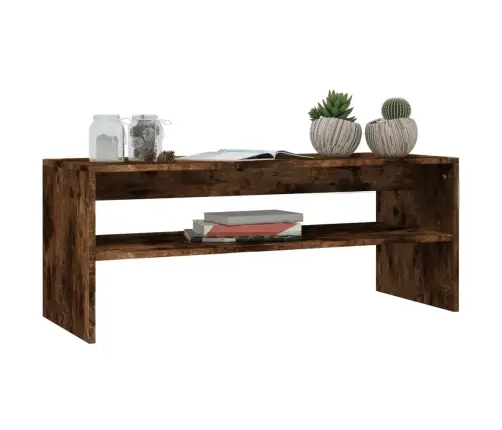 Kavos Staliukas, Dūminio Ąžuolo, 100X40X40cm Apdirbta Mediena