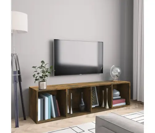 Knygų/Televizoriaus Spintelė, Ąžuolo, 143X30X36cm Mediena
