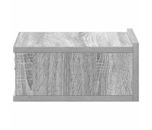 Naktsgaldiņš, Stiprināms Pie Sienas, Pelēka Ozola, 40X30X15 Cm Vidaxl Naktsgaldiņš, Stiprināms Pie Sienas, Pelēka Ozola, 40X30X15 Cm Vidaxl