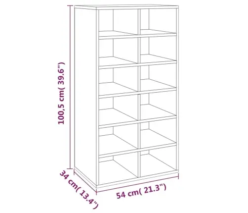 Kingariiul, Suitsutatud Tamm, 54 X 34 X 100,5 cm Tehispuit